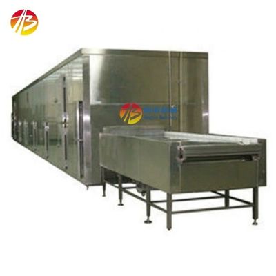 13800*3200*2500mm Κρύστης σήραγγας για συνεχή κατάψυξη μικτών λαχανικών IQF
