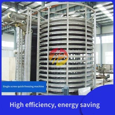 13800*3200*2500mm Κρύστης σήραγγας για συνεχή κατάψυξη μικτών λαχανικών IQF