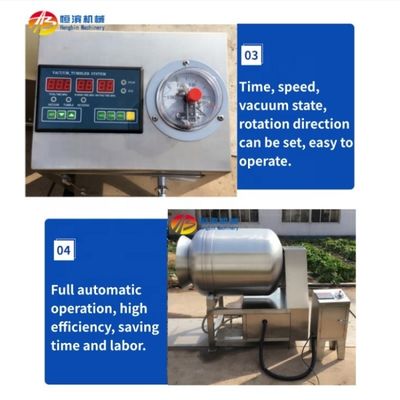 1000L Vacuum Meat Tumbler Vacuum Roller Kneading Machine με ισχύ αντλίας 1.1KW