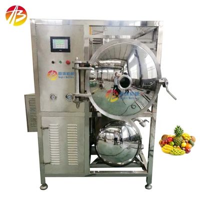 50kg Μηχανή αφυδάτωσης ψύξης υπό κενό Λειτουργία για προψύξη Θερμοκρασία -18C -60C