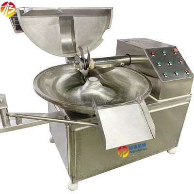 Ικανότητα 304 από ανοξείδωτο χάλυβα Meat Bowl Chopper Mixer Machine με συνολική ισχύ 13,8KW