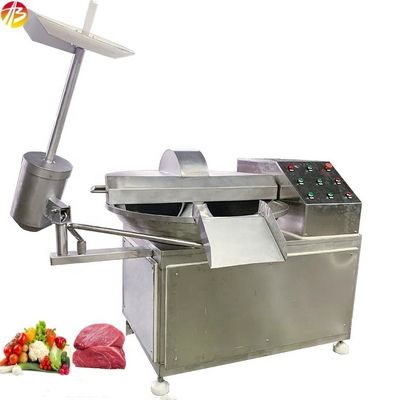 Ικανότητα 304 από ανοξείδωτο χάλυβα Meat Bowl Chopper Mixer Machine με συνολική ισχύ 13,8KW